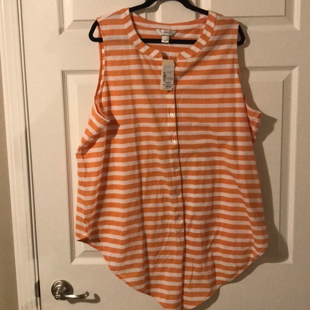 🦖 4/$15 NWT. Cj banks tank top. 2x